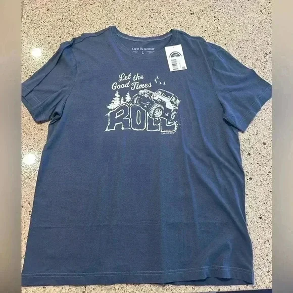 Life Is Good Jeep Off Road Tee Size L NWT - Picture 2 of 2